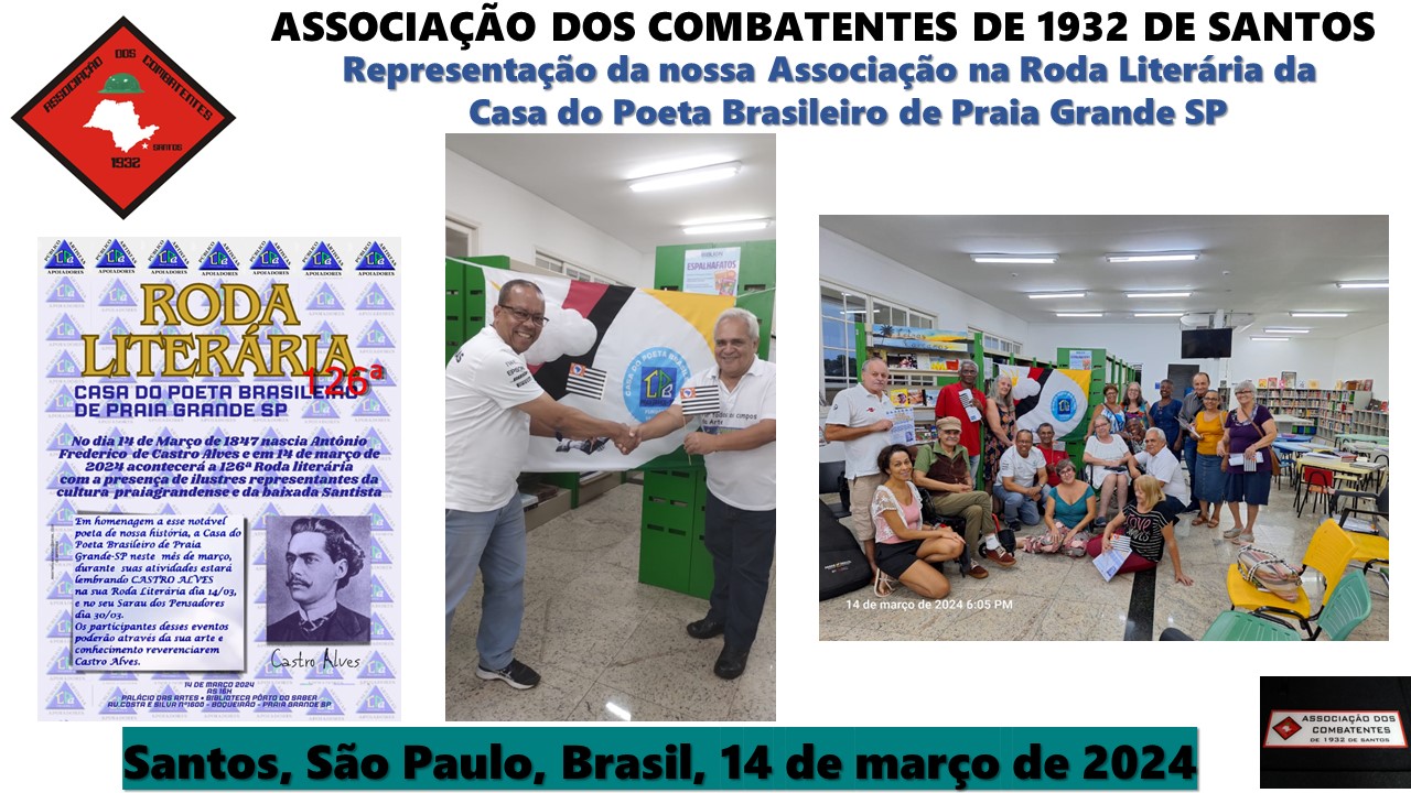 Roda Literária da Casa do Poeta Brasileiro de Praia Grande - SP